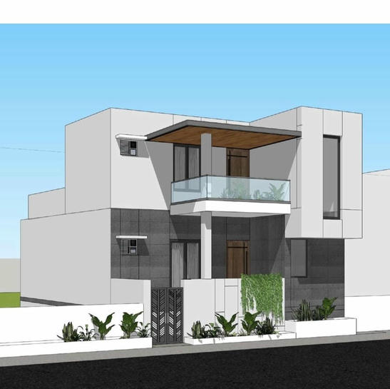 Mr. Rasik Exterior Elevation (Concept 5)